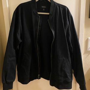 Brixton Bomber-Style Medium-Weight Jacket - Black - Mens XL